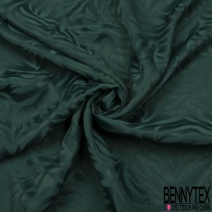 Viscose satinée motif zébrure ton sur ton mat satiné noix de laurier