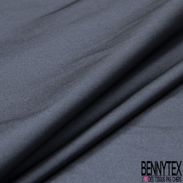 Coupon 3m taffetas satiné polyamide élasthanne uni éclipse totale