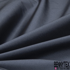 Coupon 3m taffetas satiné polyamide élasthanne uni éclipse totale