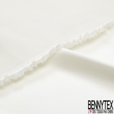 Satin de soie polyamide élasthanne safran