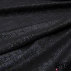 Polyester élasthanne effet métallique laqué argent esprit disco night fever