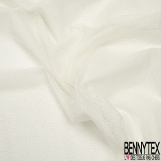 Coupon 3m dentelle guipure florale uni bleu très vif