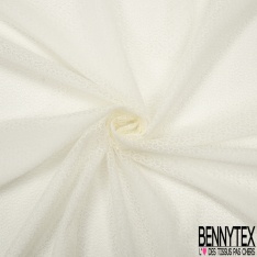 Coupon 3m dentelle guipure florale uni bleu très vif