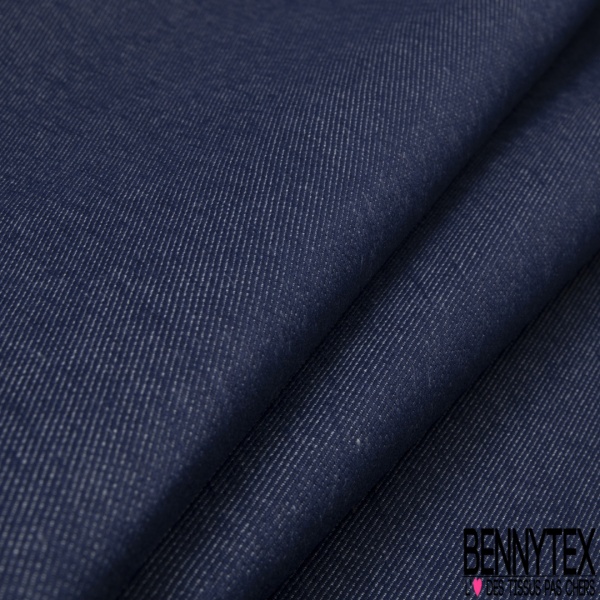 Fibranne jeans coton polyester polyamide bleu impérial