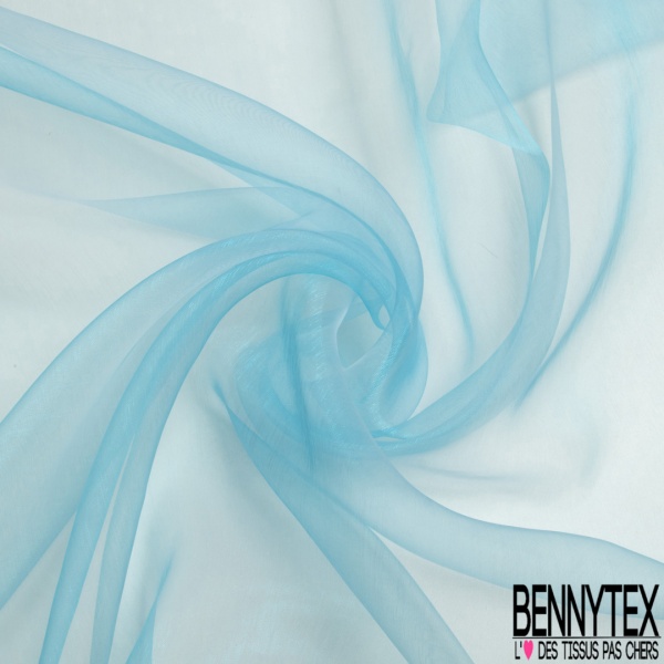 Organza changeant oasis vert noir