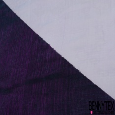 Organza changeant cyan blanc optique