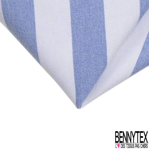 Coupon 3m stretch polyester polyamide viscose élasthanne tailleur rayure horizontale blanc cassé lin naturel