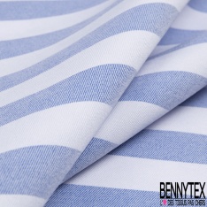 Coupon 3m stretch polyester polyamide viscose élasthanne tailleur rayure horizontale blanc cassé lin naturel