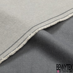 Jeans coton polyester épais bleu crépuscule