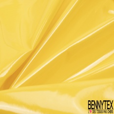 Tissu imperméable uni jaune