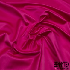 Satin duchesse acétate uni rouge en flamme