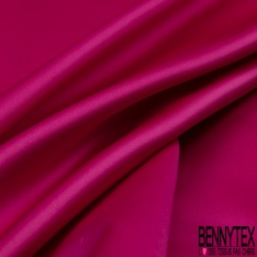 Satin duchesse acétate uni rouge en flamme