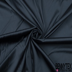 Satin de soie polyamide élasthanne blanc discret
