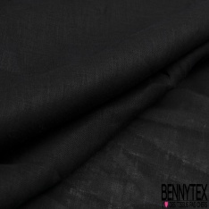 Lin uni brun chocolat