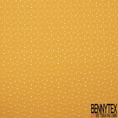 Broderie anglaise coloris fiesta motif petit trou relié par broderie ton sur ton