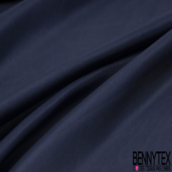 Pongé de soie uni bleu de rêve