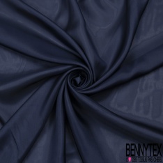 Pongé de soie uni bleu de rêve