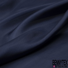 Pongé de soie uni bleu de rêve