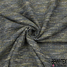Natté haute couture soie coton laine chiné fuschia noir blanc lurex argent
