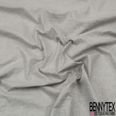 Broderie anglaise double base festonnée motif petite fleur champêtre ton sur ton noir