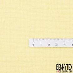 Coton Double Gaze uni brique