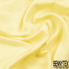 Coton Double Gaze uni brique