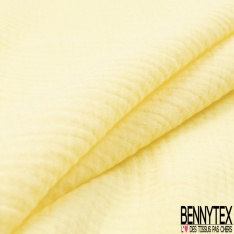 Coton Double Gaze uni brique