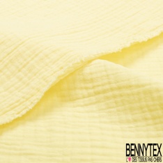 Coton Double Gaze uni brique