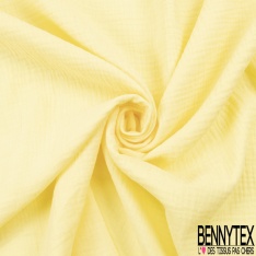 Coton Double Gaze uni brique