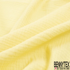 Coton Double Gaze uni brique