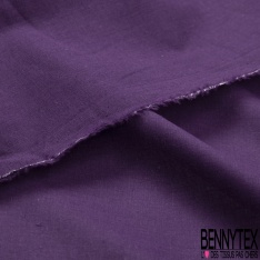 Voile de Coton uni chocolat