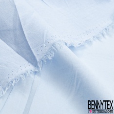 Voile de Coton uni argent brillant