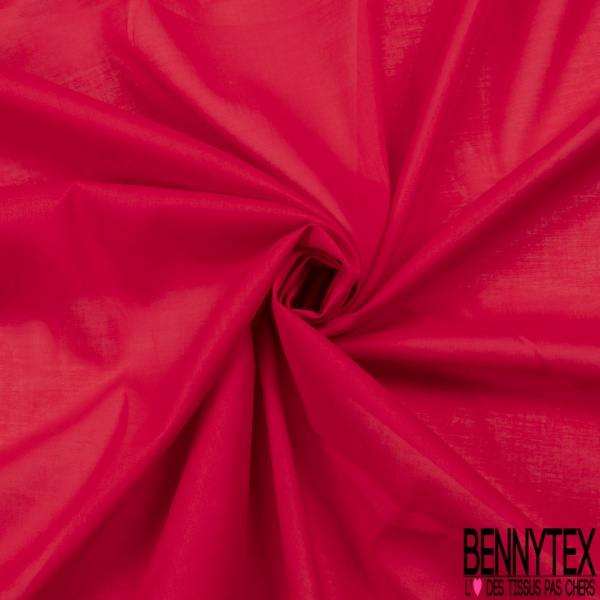 Voile de Coton uni confite en rose