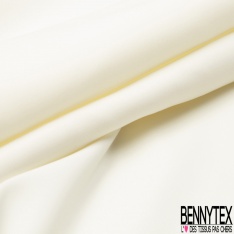 Bi stretch polyamide élasthanne épais blanc cassé petite laize