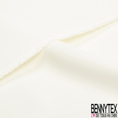 Bi stretch polyamide élasthanne épais blanc cassé petite laize
