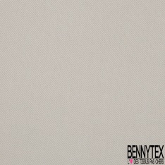 Twill viscose satinée uni tabac séché