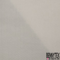 Twill viscose satinée uni tabac séché
