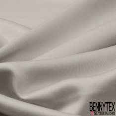 Twill viscose satinée uni tabac séché