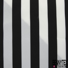 Taffetas satiné polyester fin tartan ton noir blanc discret or crémeux perle enfûmée