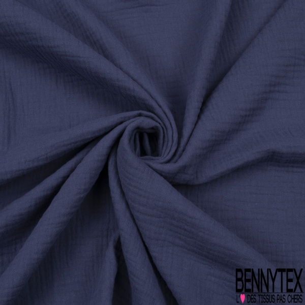 Coton double gaze uni chicorée