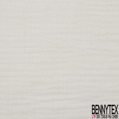 Coton double gaze uni matin velouté