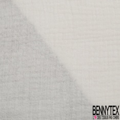 Coton double gaze uni matin velouté