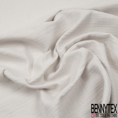 Coton double gaze uni matin velouté