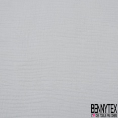 Coton double gaze uni céladon français