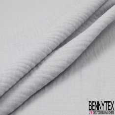Coton double gaze uni céladon français