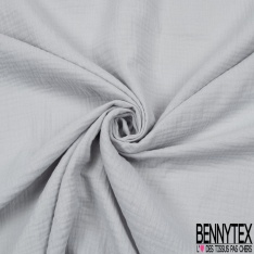 Coton double gaze uni céladon français