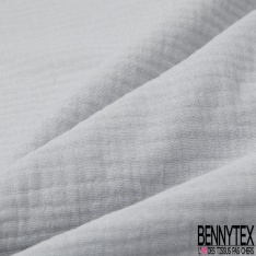 Coton double gaze uni céladon français