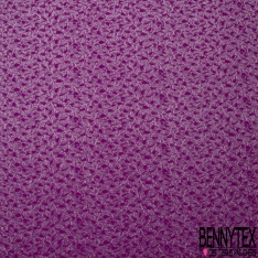 Polyamide élasthanne lingerie motif losange abstrait gaufré orange épicée lurex or