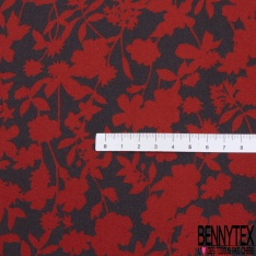 Fibranne viscose simple base cachemire imprimé rayure fantaisie amérindien horizontale multicolore et noir et blanc