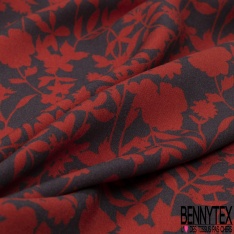 Fibranne viscose simple base cachemire imprimé rayure fantaisie amérindien horizontale multicolore et noir et blanc